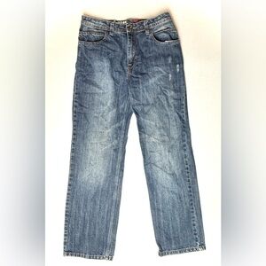 Urban Pipeline Youth Teen Boys Slim Straight Blue Denim Jeans 18‎ Regular Y2K